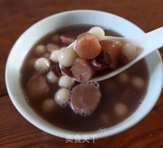 红豆山药糯米小圆子步骤8